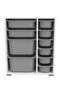 Hanah Home Zen 2D2K6U Blanco y Gris